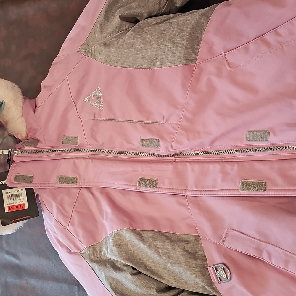 A1 Gerry Youth Girls Systems Jacket - GRAY PINK Sz M 10/12 - Picture 6 of 13